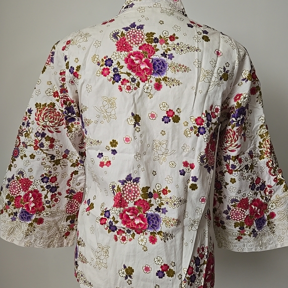 Sakura Floral Nehru Jacket (S/M) - Picture 4 of 10